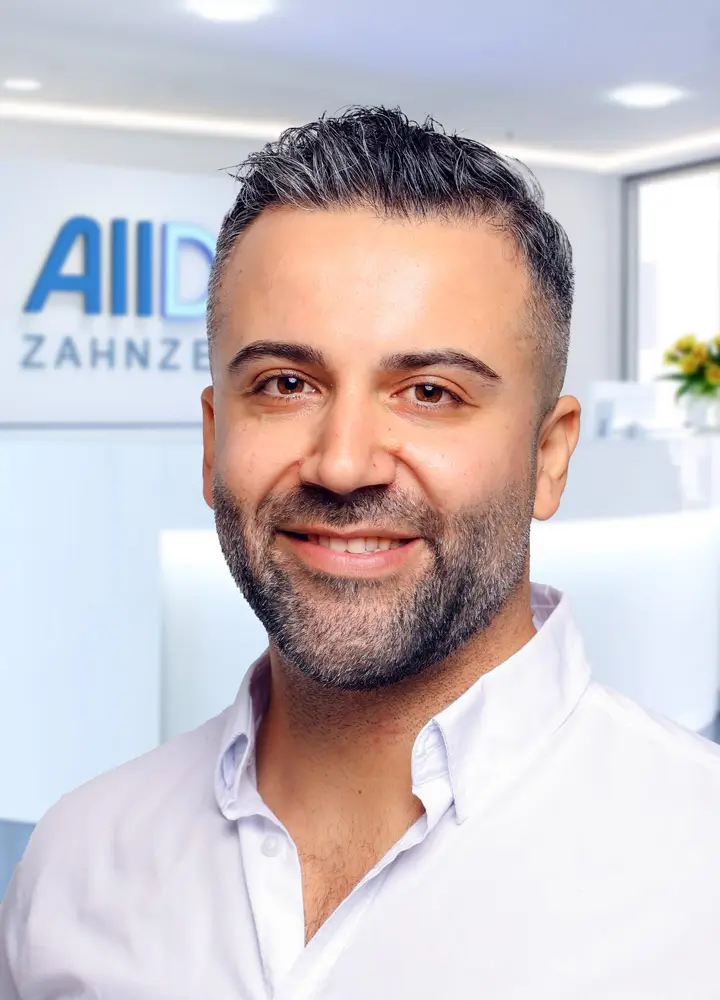 Portrait Zahnarzt Merzan Khalil (AllDent Karlsruhe)