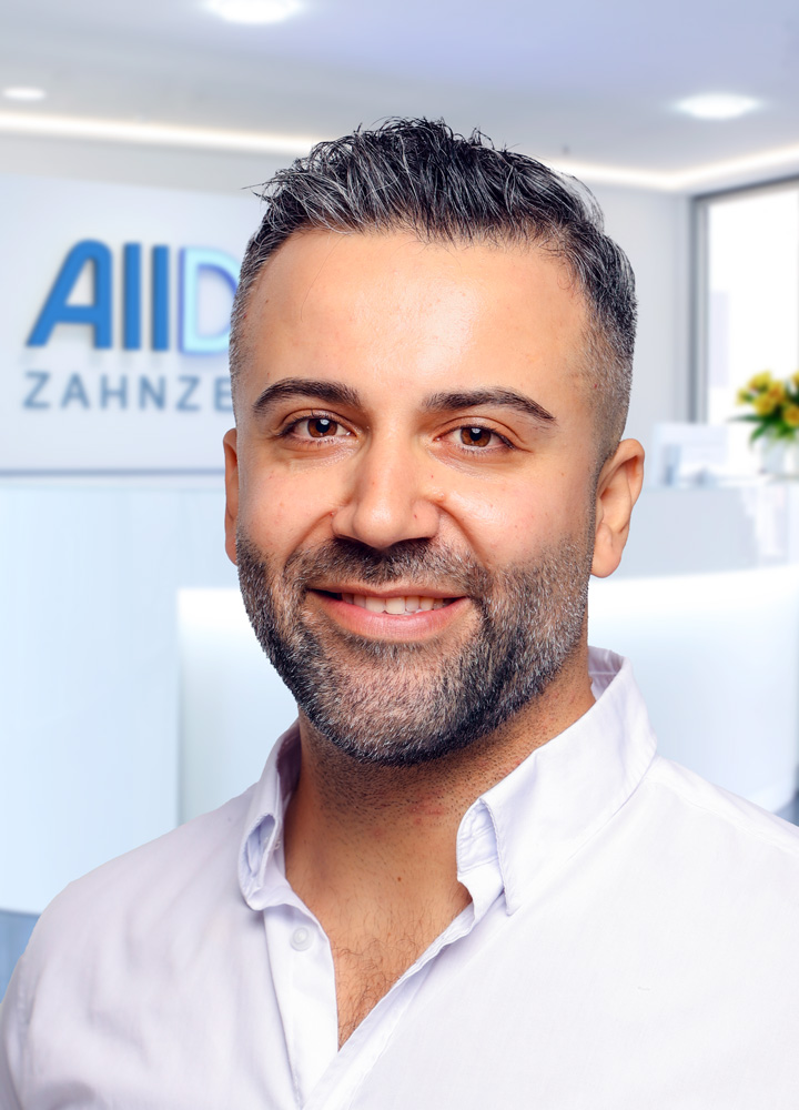 Portrait Zahnarzt Merzan Khalil (AllDent Karlsruhe)