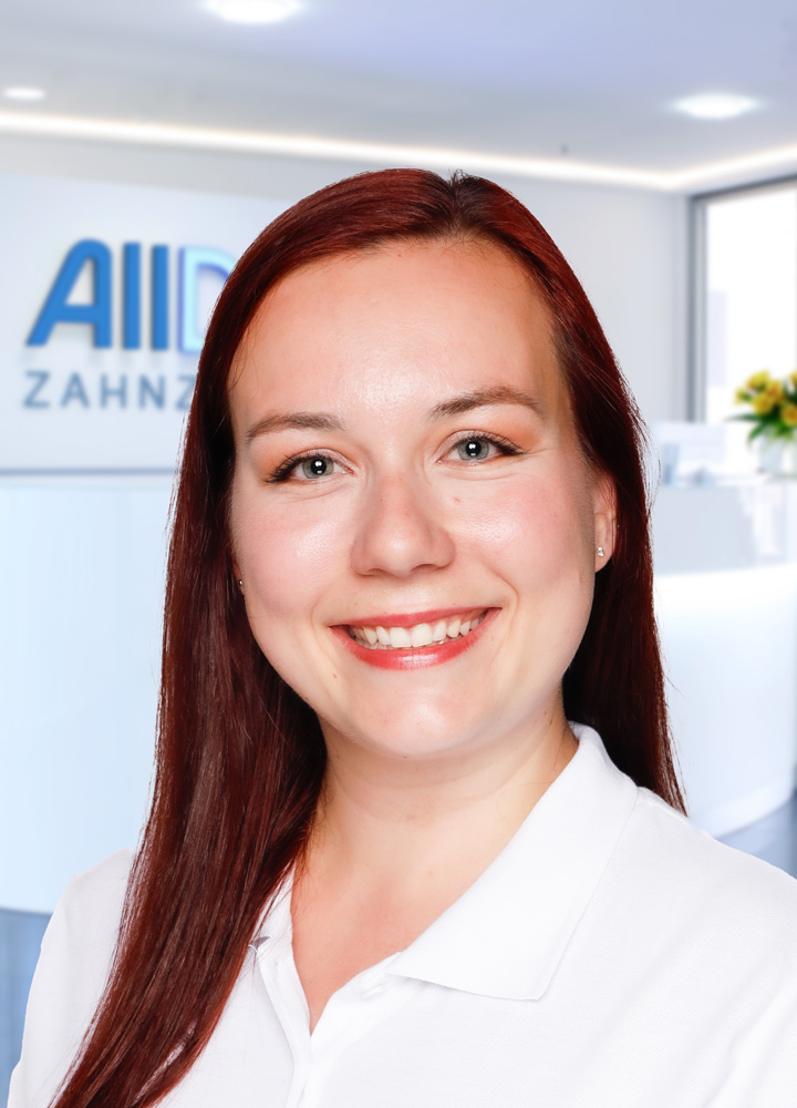 Portrait Zahnärztin Anastasia Pospelov (AllDent Karlsruhe)